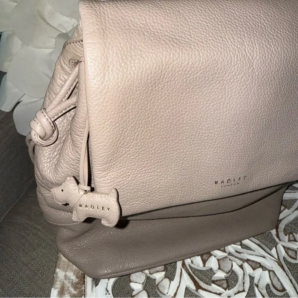 Radley London Pebbled Leather Backpack Purse Bag NEW $298
